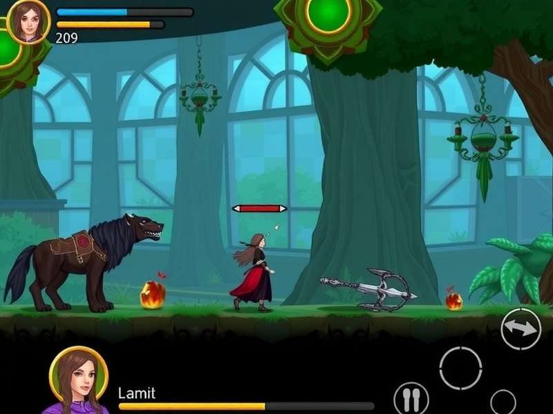 Scarlet Mace Witch Gameplay Screenshot